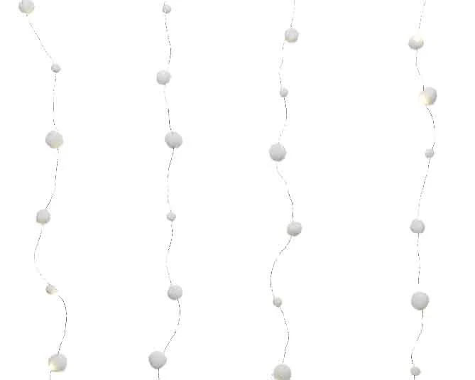 LED Schneeballvorhang