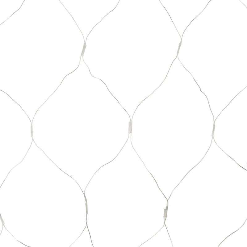Essential Connect 2m x 1.5m 140er LED Lichternetz warmweiß koppelbar transparentes Kabel