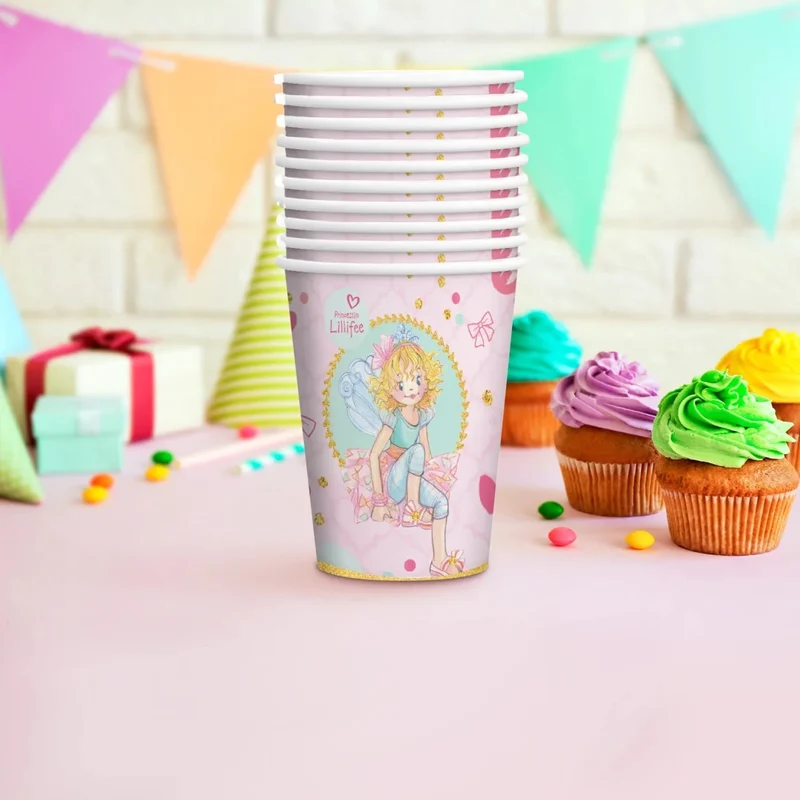 Prinzessin Lillifee-Becher 250 ml, 8er-Set