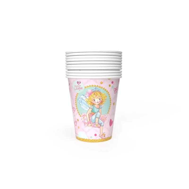 Prinzessin Lillifee-Becher 250 ml, 8er-Set