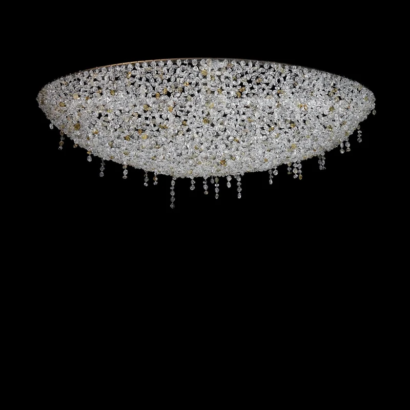 Casa Padrino Luxus Barock Kristall Wandleuchte Silber 100 x 54 x H. 30 cm - Prunkvolle Messing Wandleuchte mit böhmischem Kristallglas - Barock Möbel - Edel & Prunkvoll