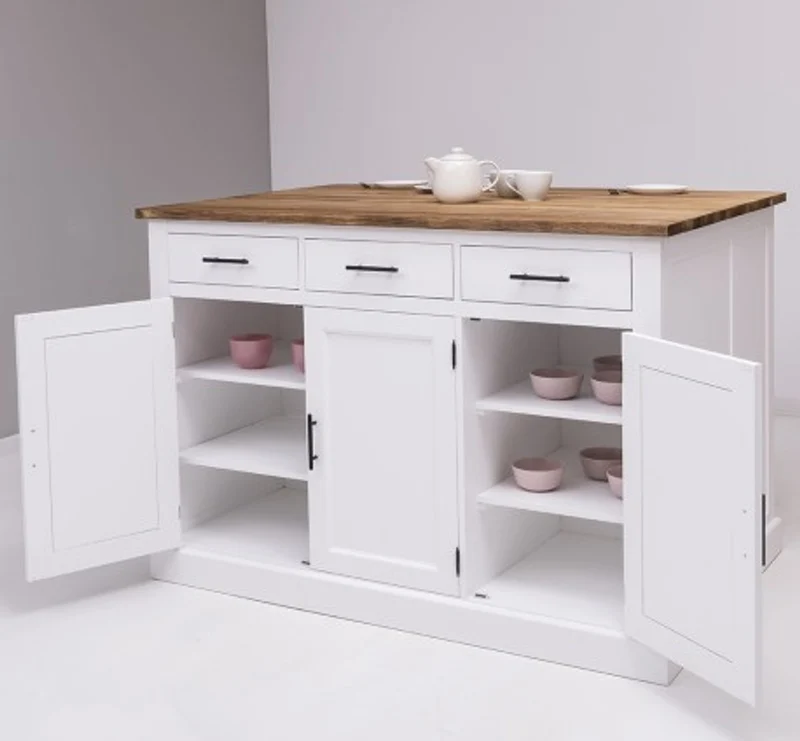 Casa Padrino Küchenschrank im Landhausstil, 160 x 110 x 110 cm