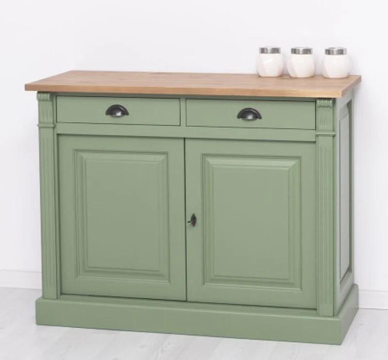 Casa Padrino Sideboard im Landhausstil mit 2 Türen und 2 Schubladen, 116 x 51 x 90 cm