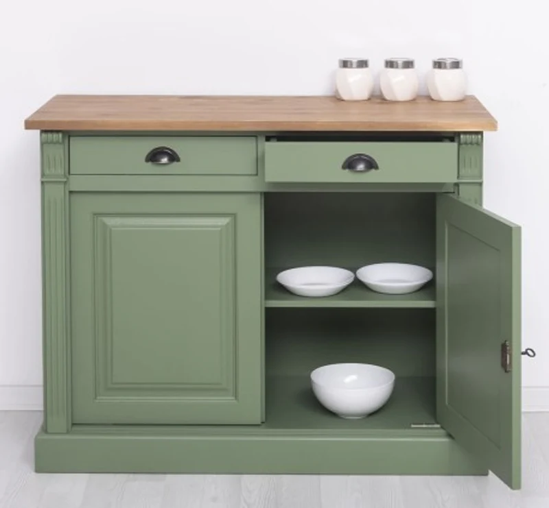 Casa Padrino Sideboard im Landhausstil mit 2 Türen und 2 Schubladen, 116 x 51 x 90 cm