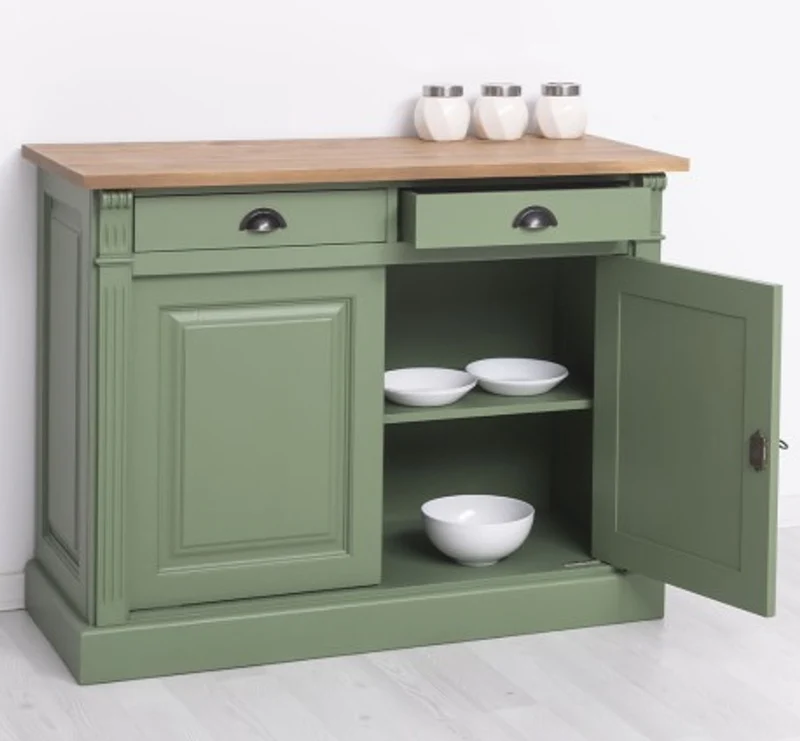 Casa Padrino Sideboard im Landhausstil mit 2 Türen und 2 Schubladen, 116 x 51 x 90 cm