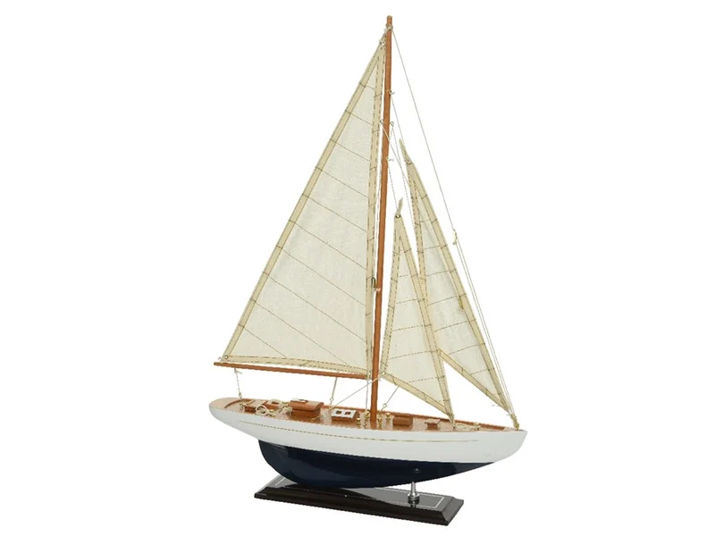 Teak Segelboot Stoffsegel