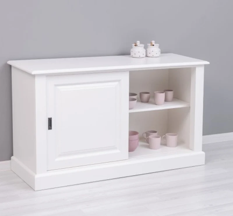 Casa Padrino Sideboard im Landhausstil mit 2 Schiebetüren, 135 x 48 x 78 cm