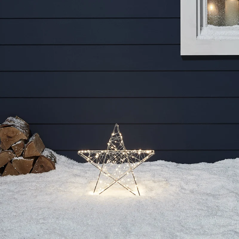 35cm LED Stern Weihnachtsdeko außen