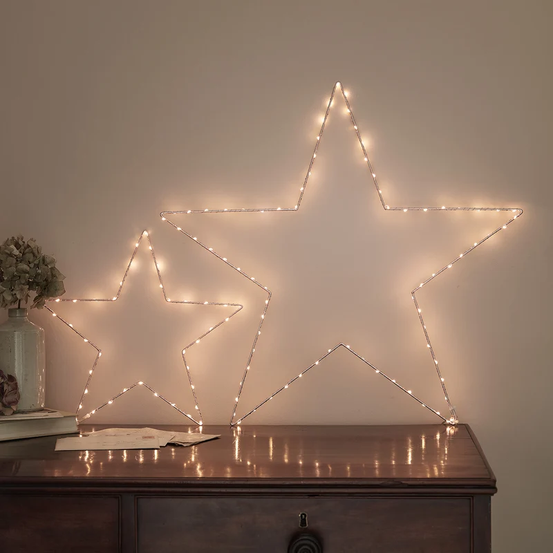 34cm Osby LED Stern rosegold