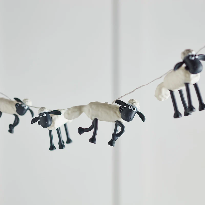 Shaun the Sheep™ 8er Lichterkette mit Fernbedienung