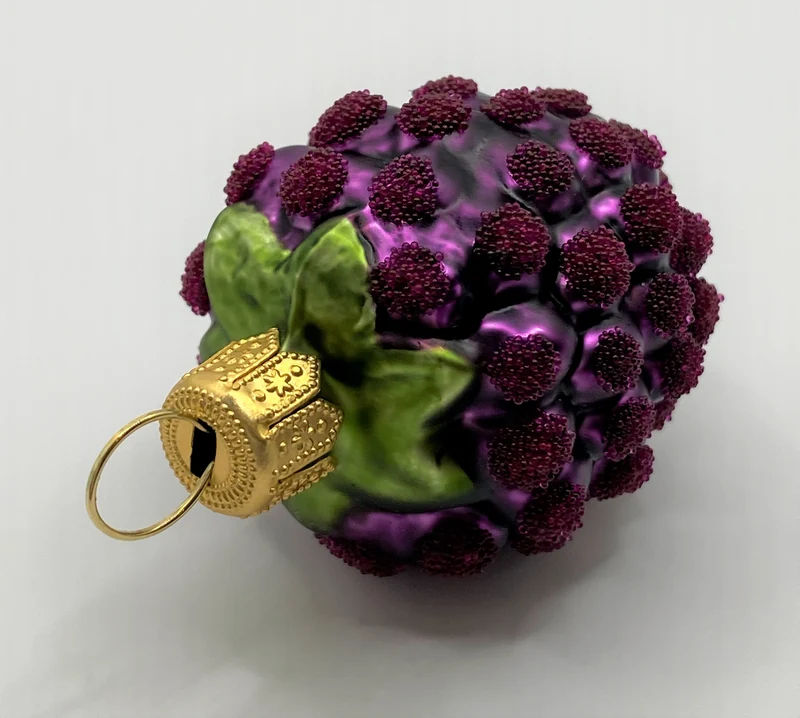 Grosse Brombeere mit Glimmer