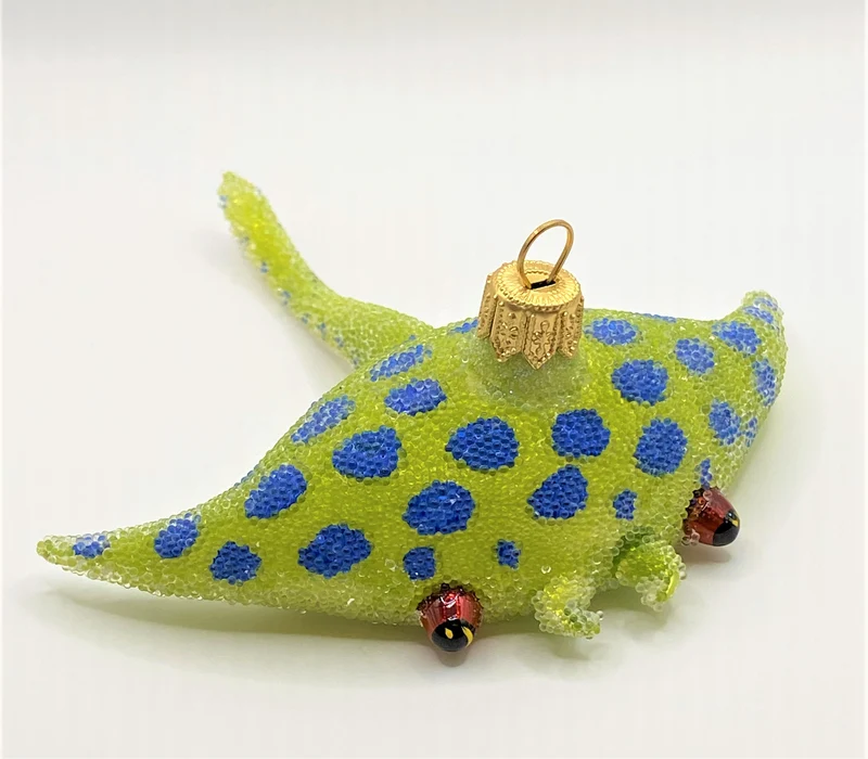 Stingray, Stachelrochen grün blau