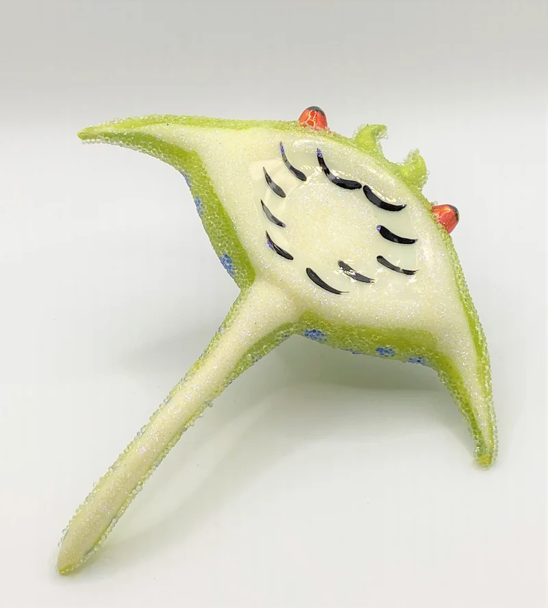 Stingray, Stachelrochen grün blau
