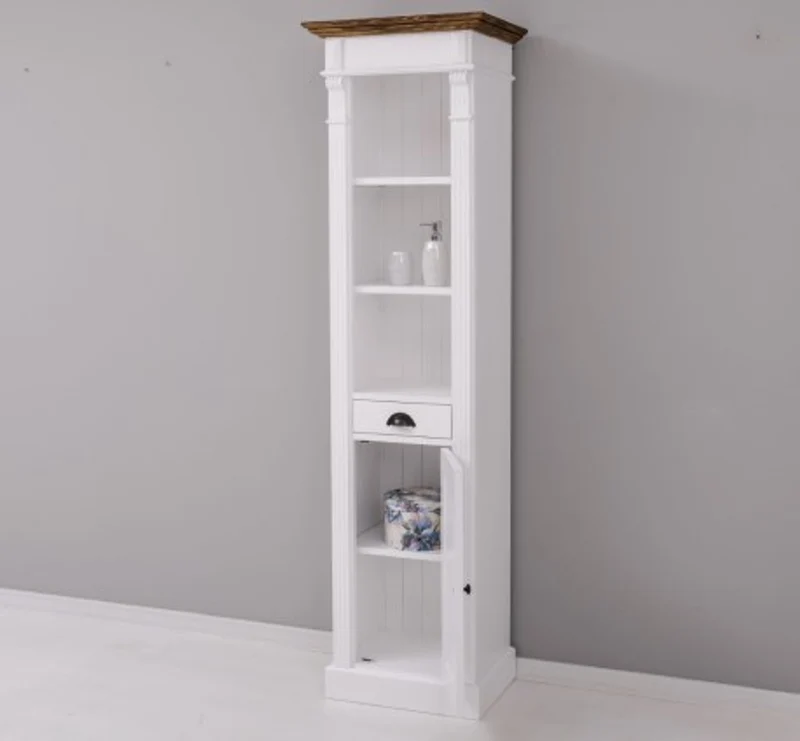 Casa Padrino Waschtisch im Landhausstil mit 1 Tür und 1 Schublade, 55 x 41 x 200 cm