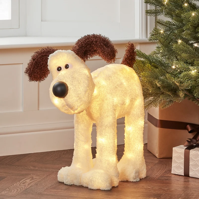 Wallace and Gromit™ Hund LED Figur außen