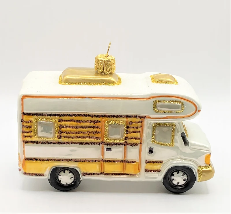 Weisser Camper, Wohnmobil
