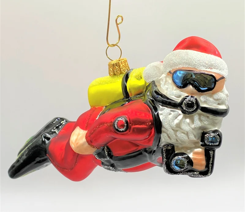 Taucher Santa