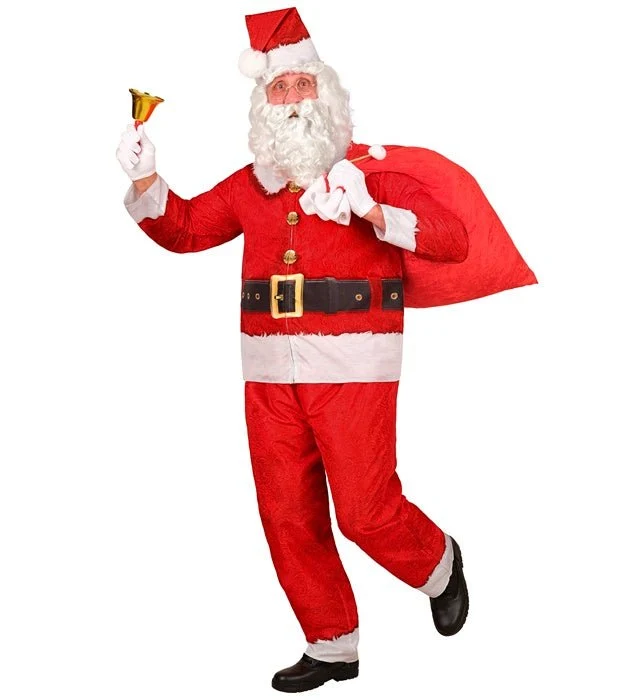 Weihnachtsmann-Kostüm für Herren, rot