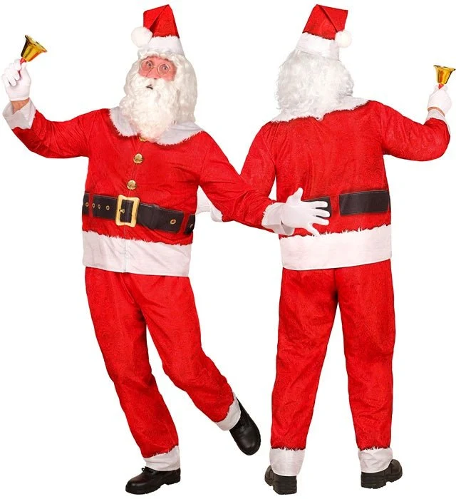 Weihnachtsmann-Kostüm für Herren, rot