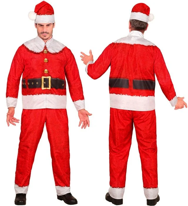 Weihnachtsmann-Kostüm für Herren, rot