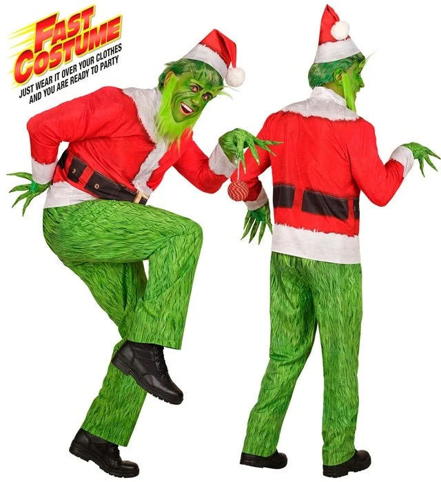 Der Grinch Kostüm Rot Grün