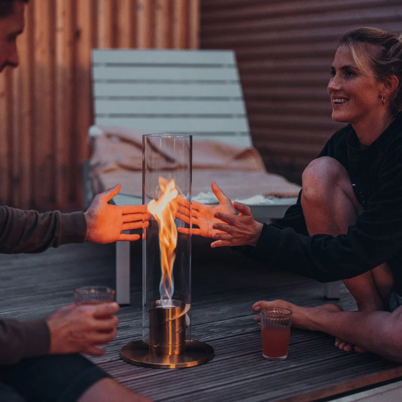 Höfats SPIN 120 Tischfeuer gold