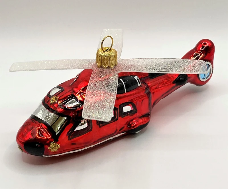 Roter Helikopter