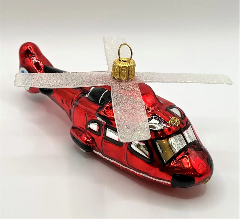 Roter Helikopter