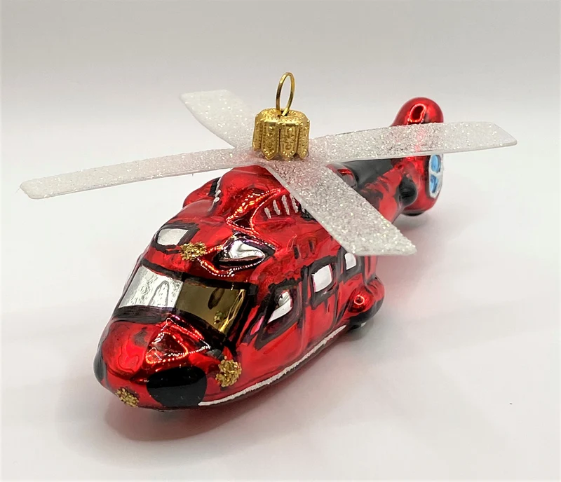 Roter Helikopter