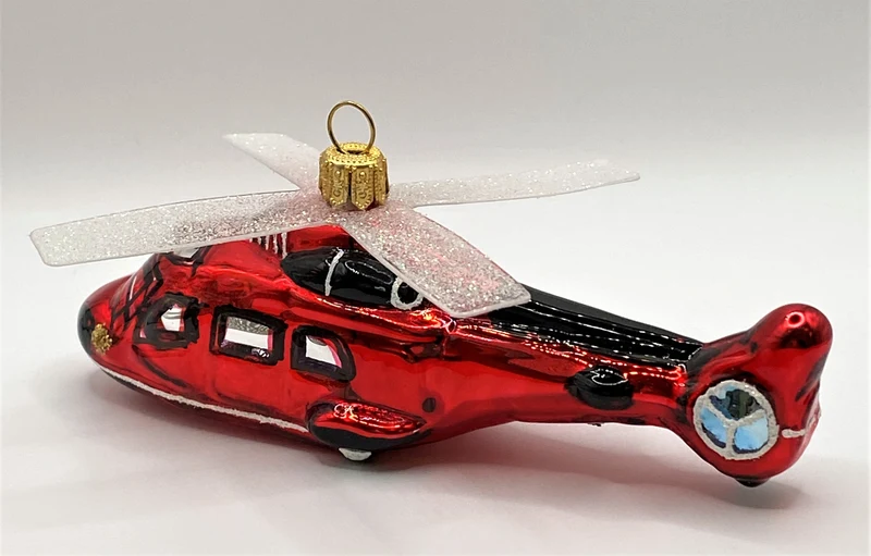 Roter Helikopter