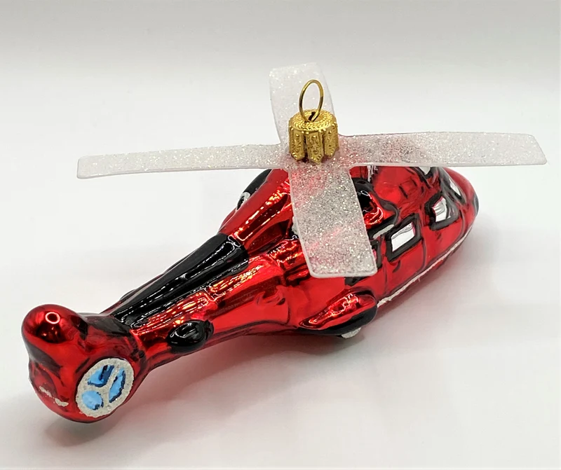 Roter Helikopter