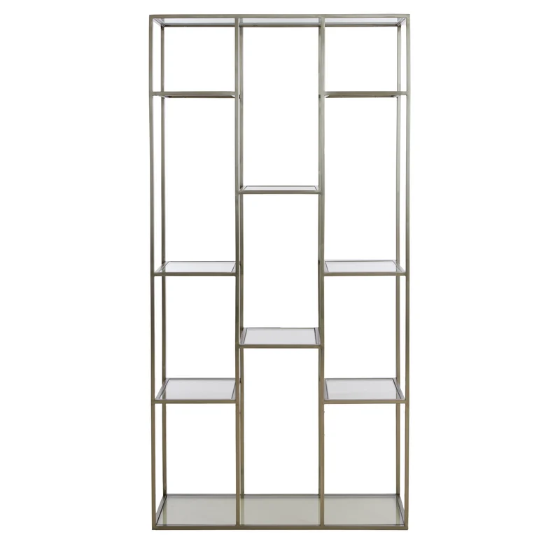 Standregal PIUAR Eisen silber 100x36x200cm