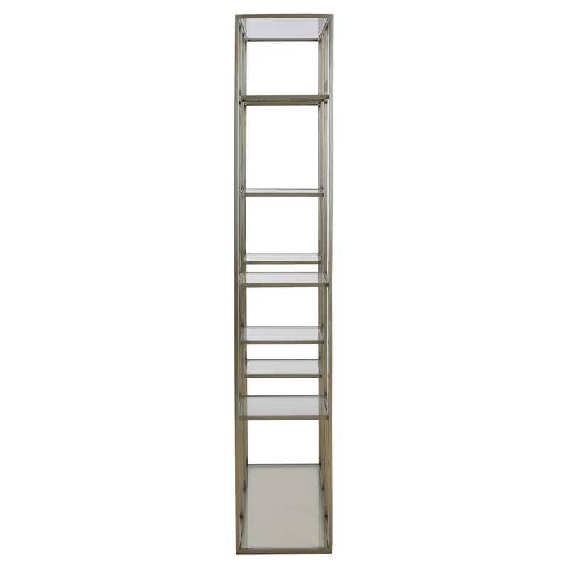 Standregal PIUAR Eisen silber 100x36x200cm