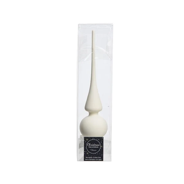 uni Spitze matt - dia6x26cm - Wollweiss