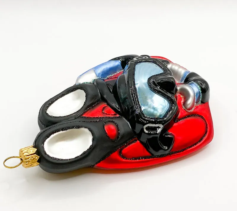 Taucher-Schnorchel Set mit Schwimmflossen