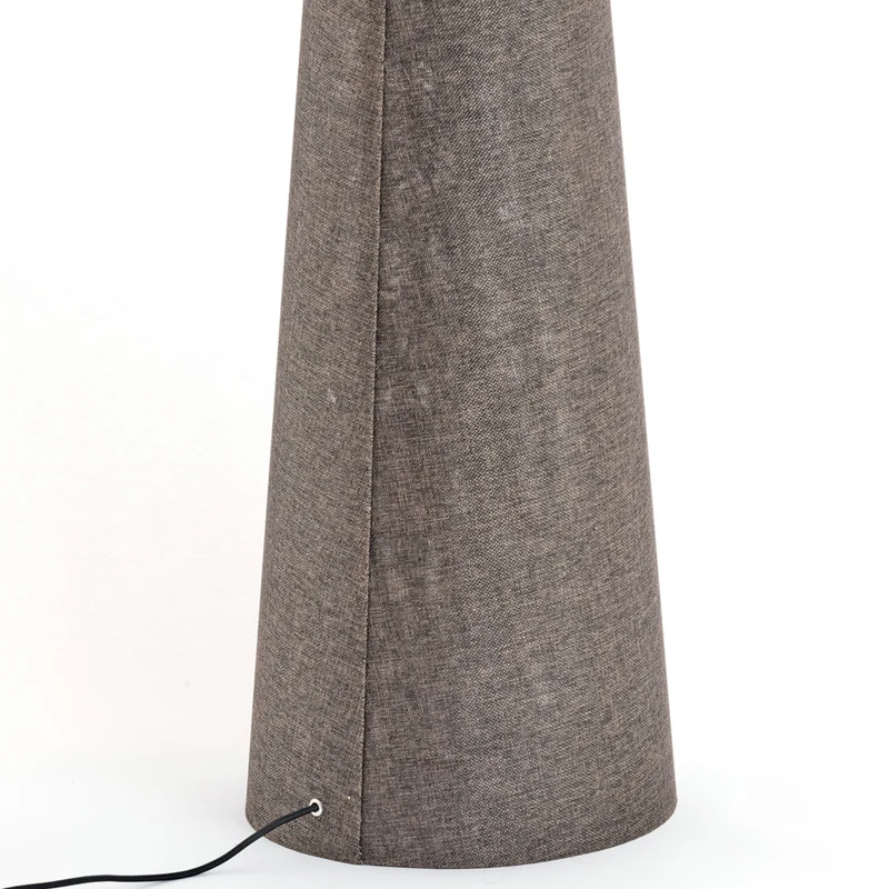 Stehleuchte MICKY Leinen braun Ø38x180cm