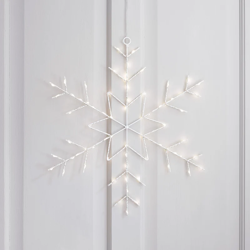 Osby LED Schneeflocke Fensterdeko Weihnachten