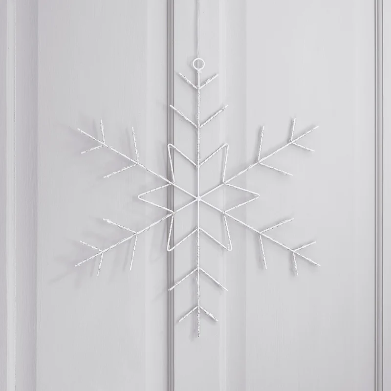 Osby LED Schneeflocke Fensterdeko Weihnachten