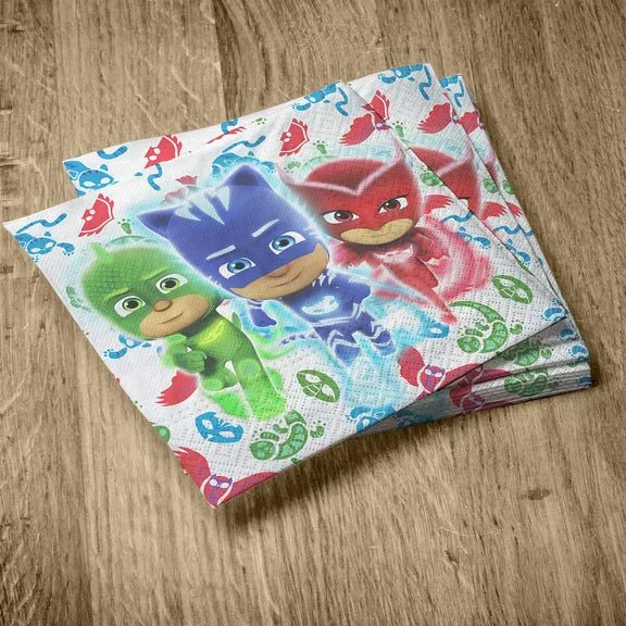 Pj Masks Servietten 33 cm, 20 Stück
