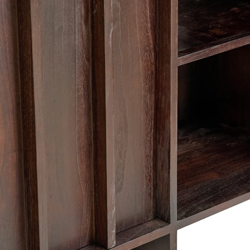 Anrichte LAVINIO Mindiholz dunkelbraun 200x45x76cm