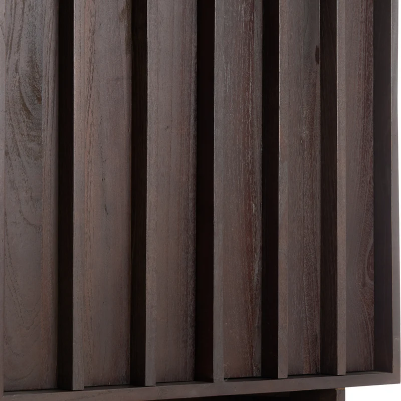 Hochschrank LAVINIO Mindiholz braun 75x45x200cm