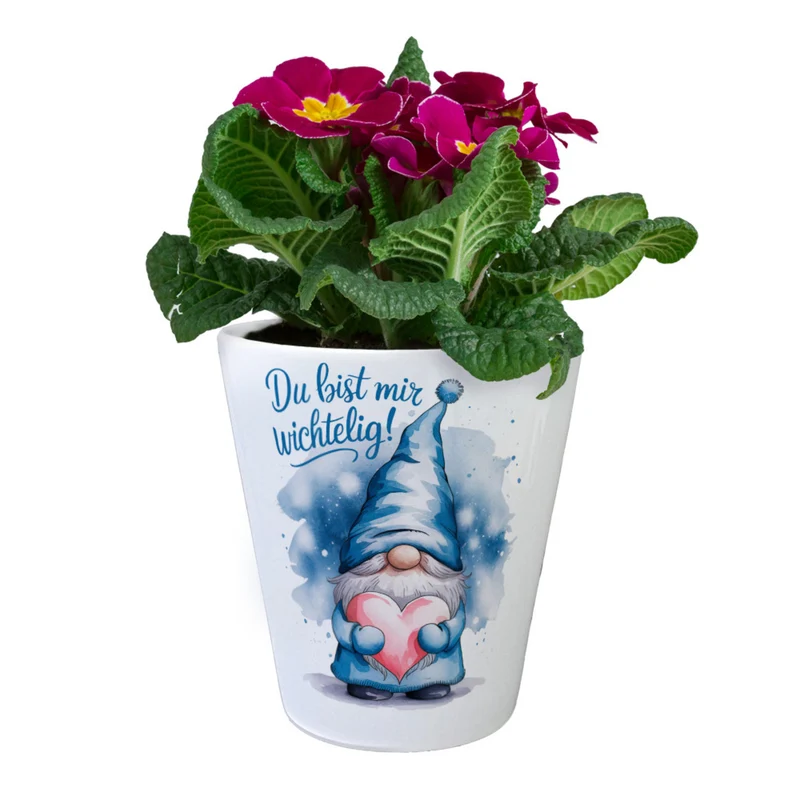 Du bist mir wichtelig! Wichtel Blumentopf