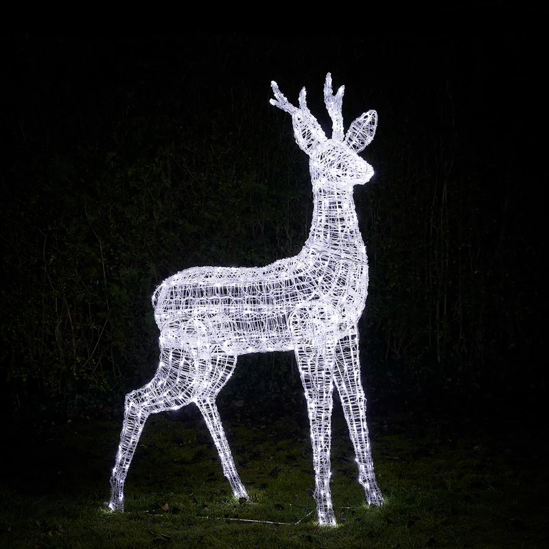Bicolor LED-Rentier Hirsch XL Swinsty