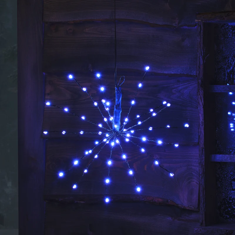 36cm LED Starburst Weihnachtsdeko außen mit Farbauswahl