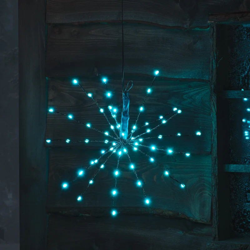 36cm LED Starburst Weihnachtsdeko außen mit Farbauswahl