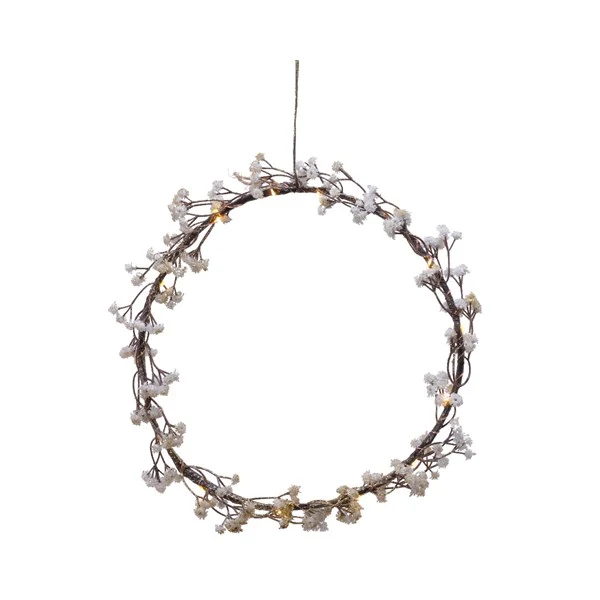 Micro LED Blumenkranz Bat.aus