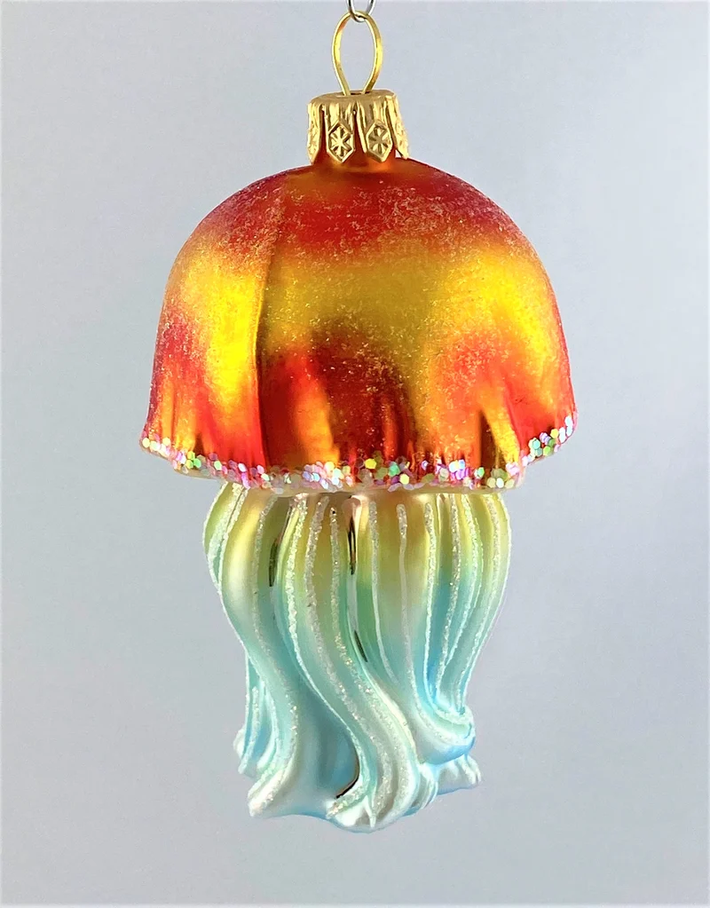 Qualle, orange, gelb
