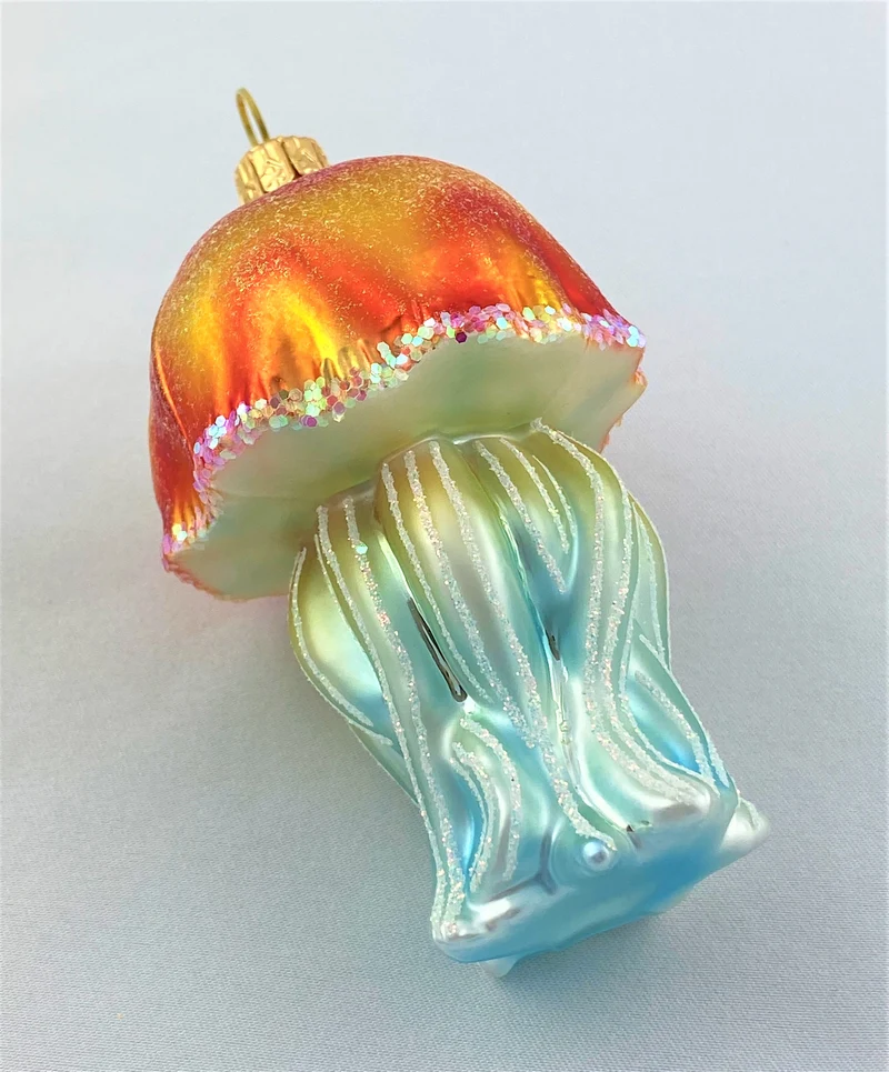 Qualle, orange, gelb