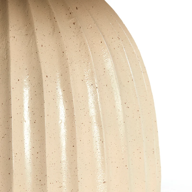 Beistelltisch VEGLIA matt sand hellbraun gesprenkelt Ø70x33,5cm