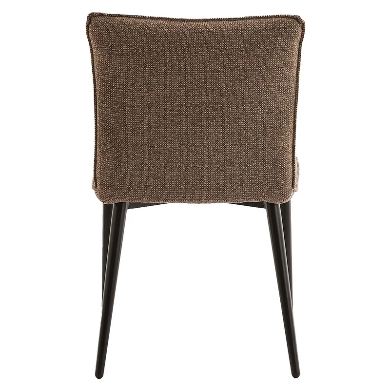 Esszimmerstuhl VADENI Polyester braun 2er-Set